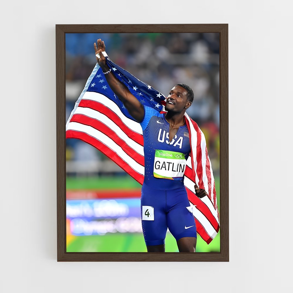 Poster USA's Sprint – affiche Athlétisme (vue 5)